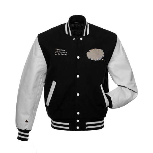 Make It Make Cent$ Letterman Jacket-Black