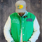 Make It Make Cent$ Letterman Jacket-Green Apple